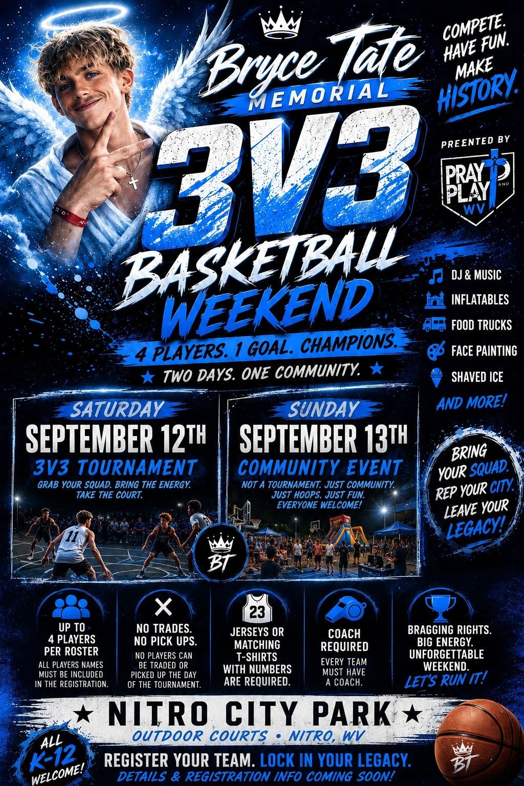 Bryce Tate Memorial 3v3 Basketball Tournament