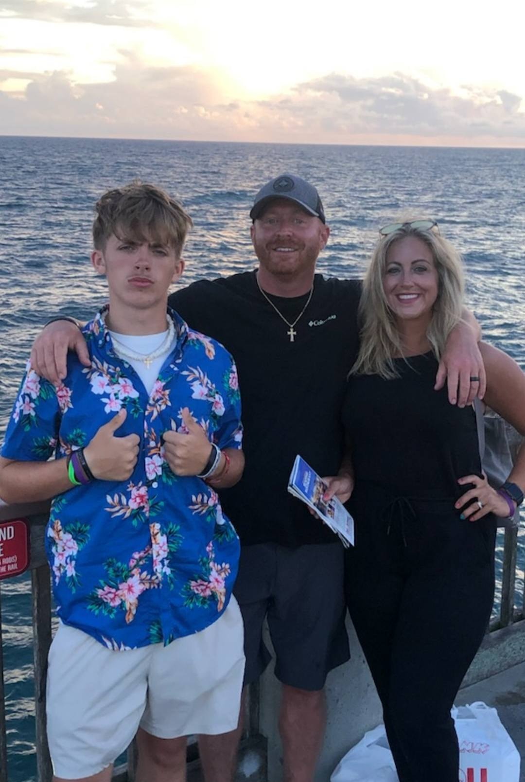 Bryce Tate with family